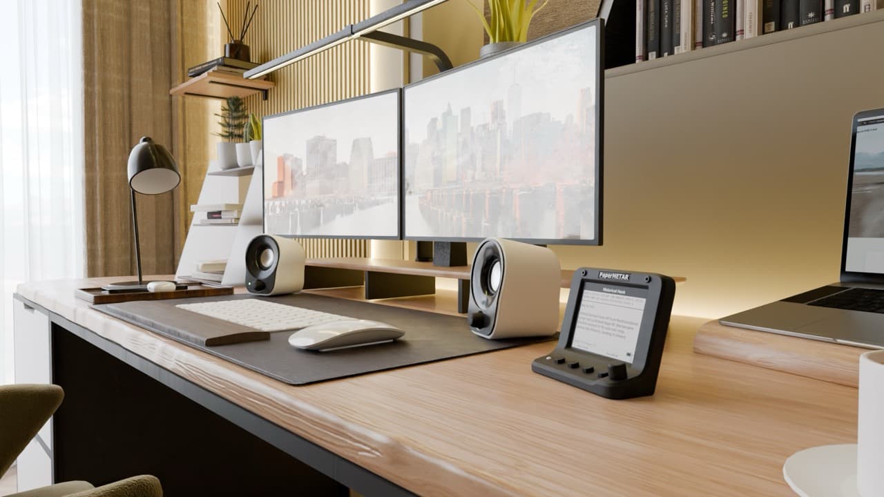 PaperMETAR in a home office - view 2