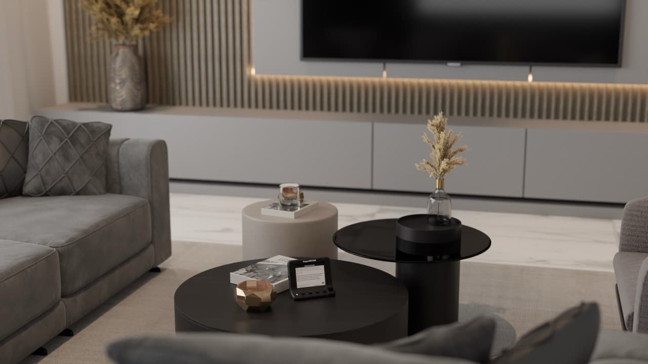 PaperMETAR in a living room - view 3