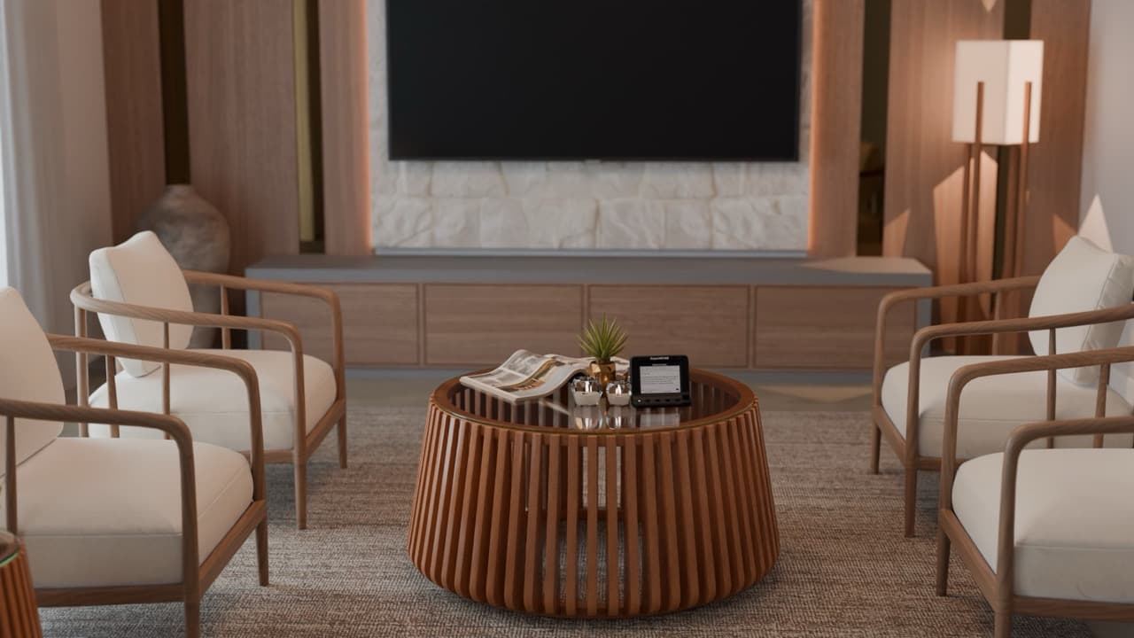 PaperMETAR in a living room - view 5