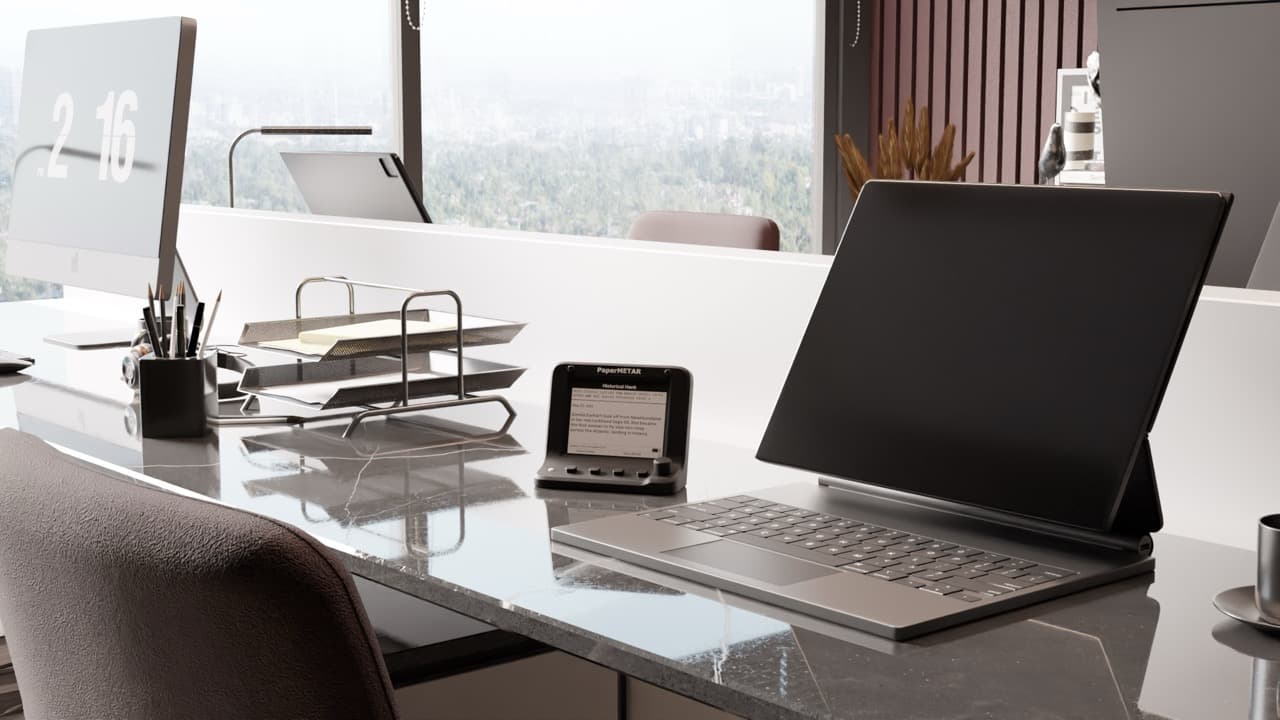 PaperMETAR in an office - view 1