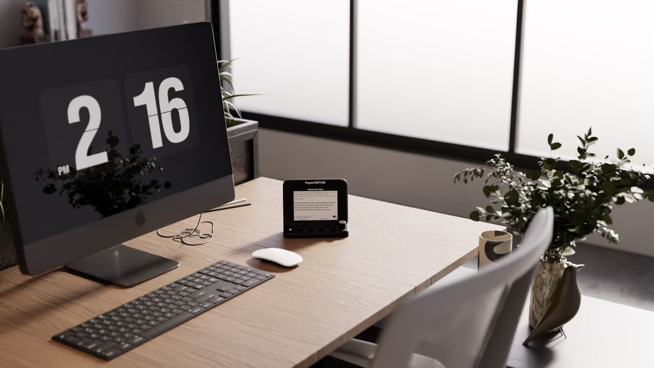 PaperMETAR in an office - view 7